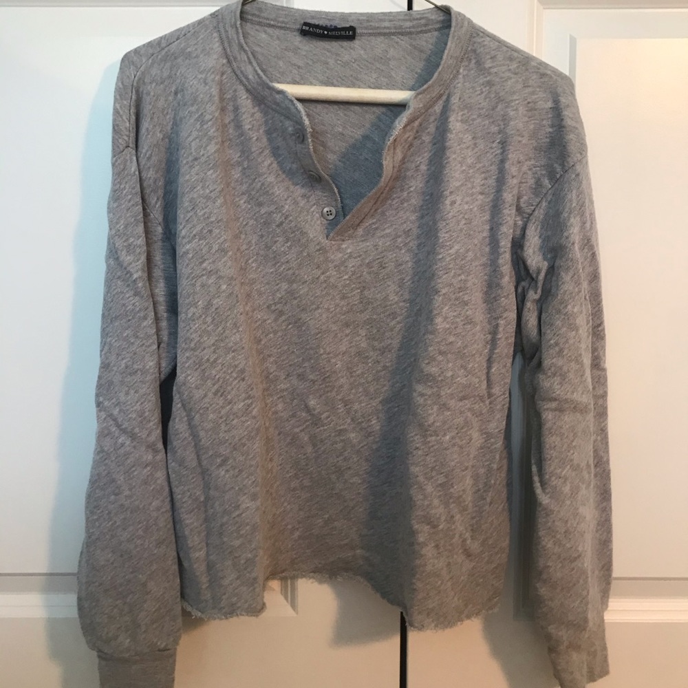 Brandy Melville 3 button shirt